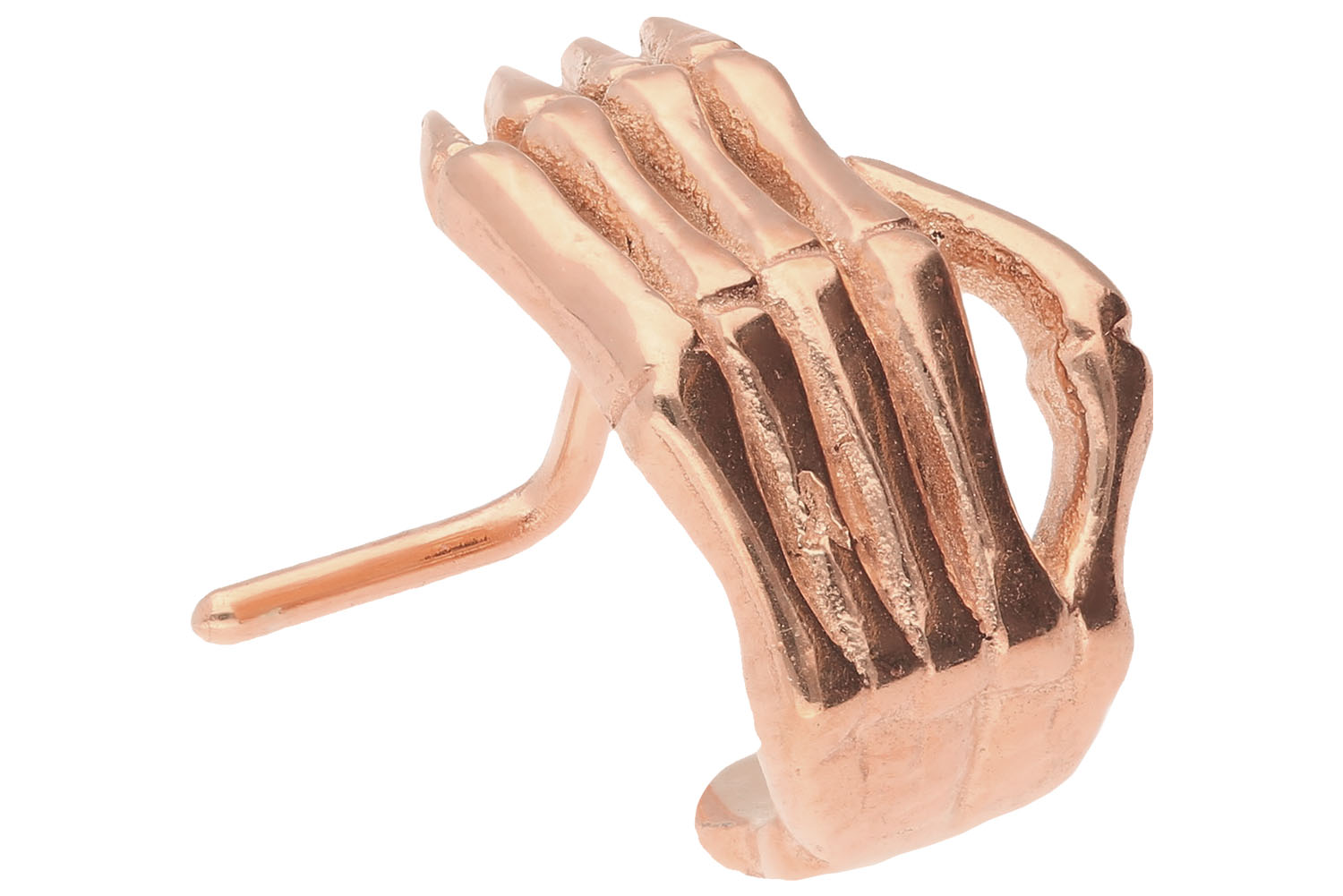 Chirurgenstahl Nasenstecker Nasenpiercing SKELETT HAND ++SALE++